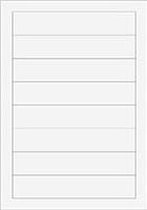 Beschrijfbare etiketten, voor deuren 80 stuks