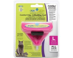 Furminator Furflex Cat Deshedding Tool 12x4.5x15.5 cm Roze Alle Haartype Large