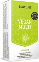 Body & Fit Vegan Multi - Multivitaminen van A t/m Z - Plantaardig Voedingssupplement - 30 Tabletten