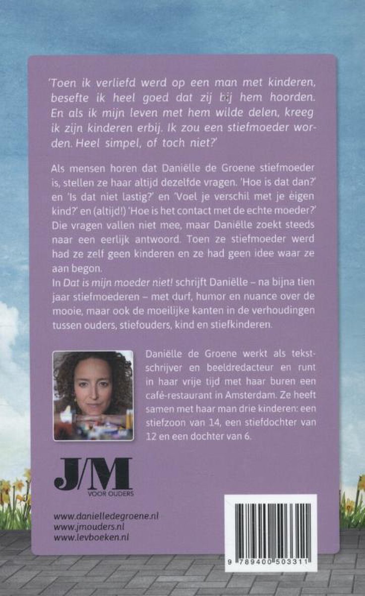Dat is mijn moeder niet - back cover