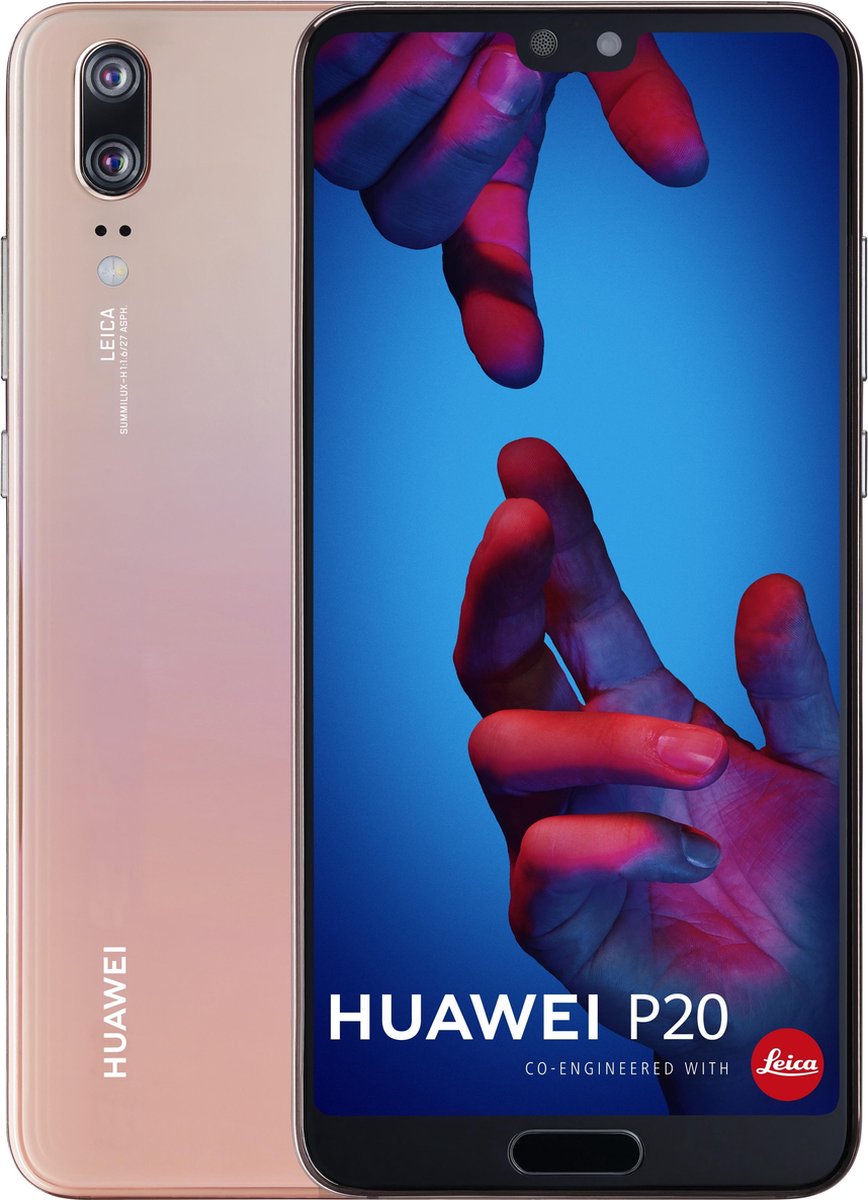Huawei P20 Lite - 64GB - Dual sim - Roze | bol.com