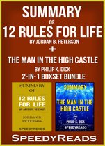 Omslag Summary of 12 Rules for Life: An Antidote to Chaos by Jordan B. Peterson + Summary of The Man in the High Castle by Philip K. Dick 2-in-1 Boxset Bundle