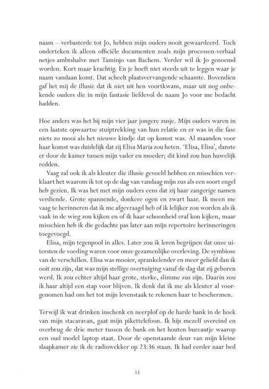 Tekstpagina uit een boek met de titel 'De som der delen'.