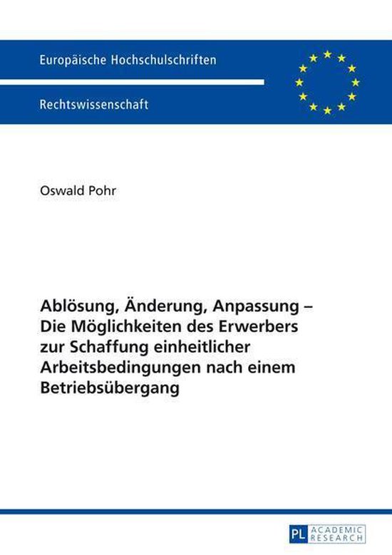 Europaeische Hochschulschriften Recht 5633 - Abloesung, Aend ... - cover