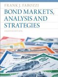 Bond Markets, Analysis and Strategies