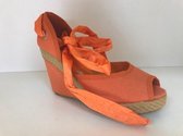 Wedges Bologna Oranje / Damesschoenen Sleehak maat 41