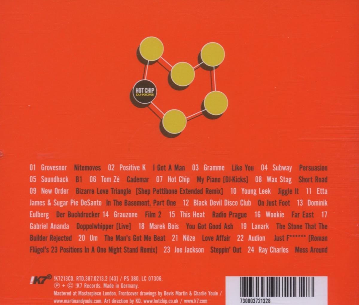 DJ Kicks, Hot Chip CD (album) Muziek bol
