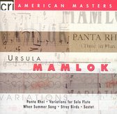 Chamber Works of Ursula Mamlok