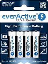 LR6 AA everActive Pro Alkaline batteries 4-Pack