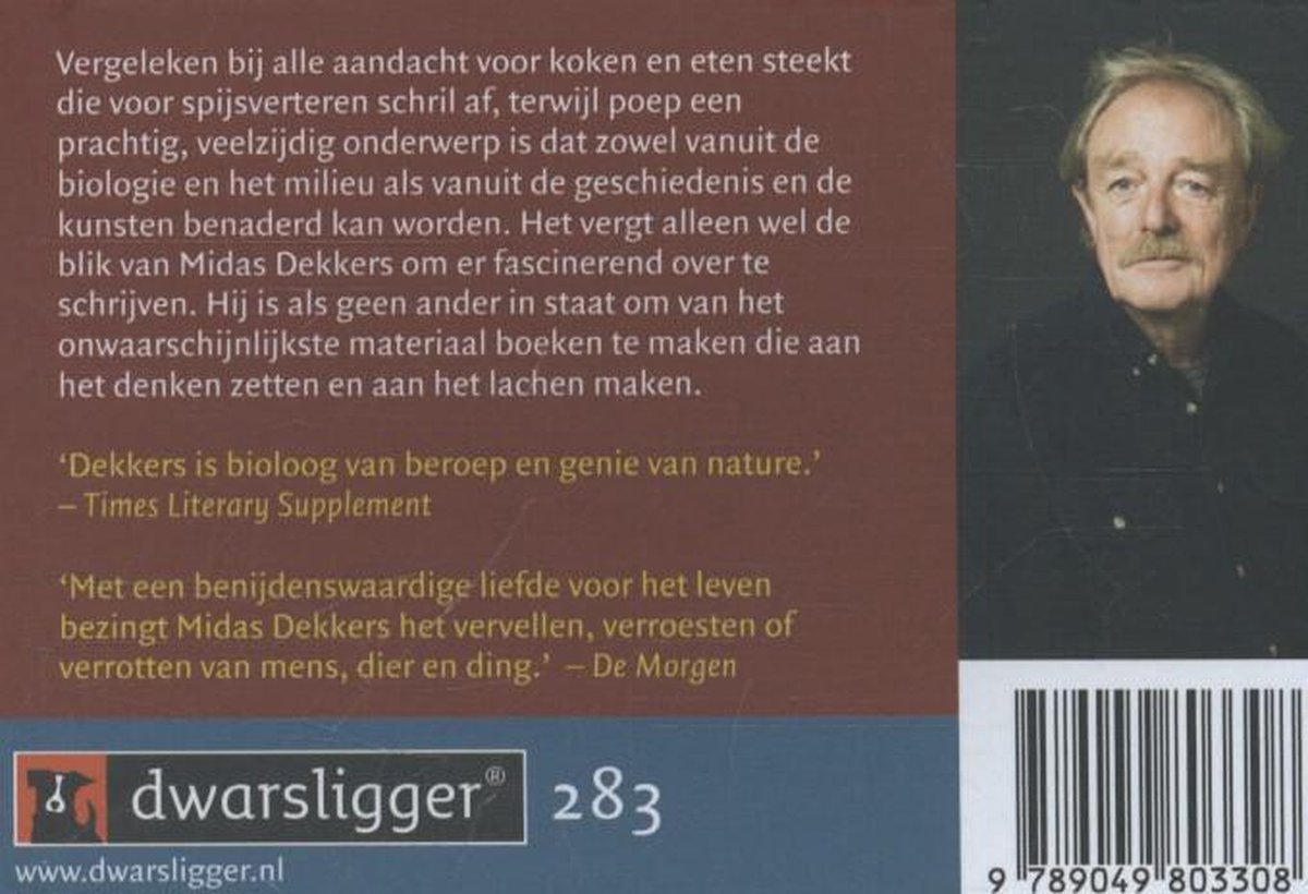 De kleine verlossing of de lust van ontlasten - back cover