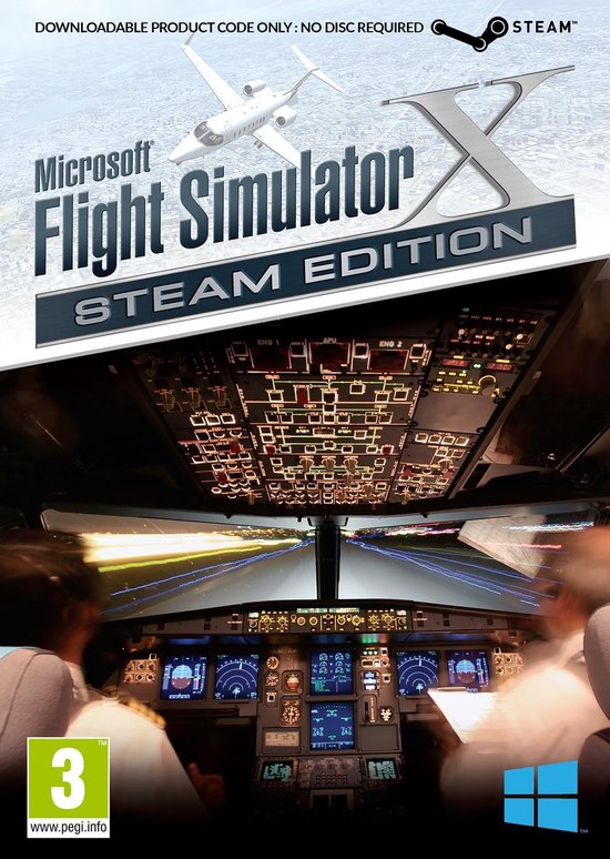 Microsoft Flight Simulator X Steam Edition Windows code In A Box Games Bol