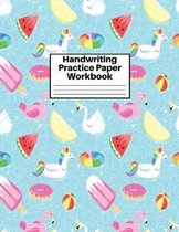 Handwriting Practice Paper Workbook