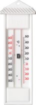 Nature Wall Thermometer Min-Max - Thermomètre - 3x8x23 cm Blanc