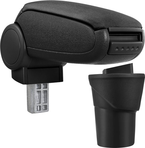 [pro.tec] ® Accoudoir-Nissan Micra K13-K13-2010-tissu-noir