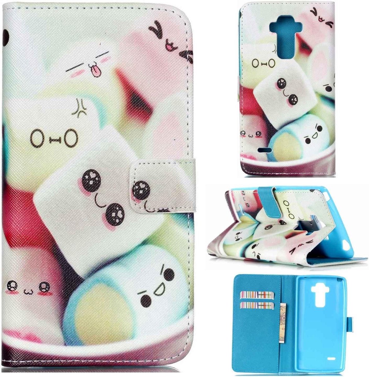 iCarer Candy print wallet case hoesje Geschikt voor: LG G5