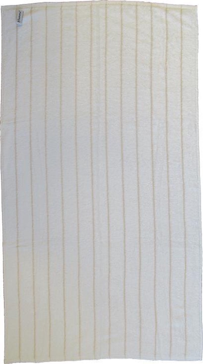 Seahorse Eclipse Handdoeken (Pak 3 Stuks) - 60x110 cm - Wit/Zand