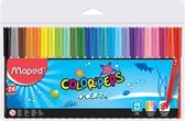 Color'peps Ocean goed uitwasbare viltstift - x 12