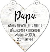Spreukenbordje: Papa, mijn persoonlijke superheld!