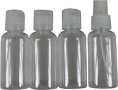 Reisflesje - Reisflesjes - Drinkflesjes - Drinkflesje - PVC - 4 Delig