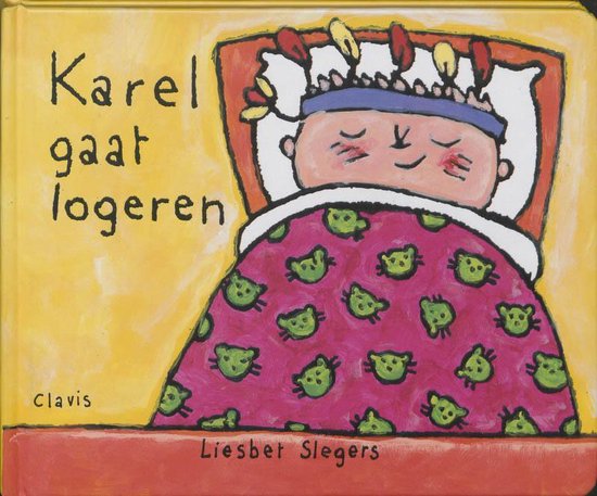 Cover van het boek 'Karel gaat logeren' van Liesbet Slegers