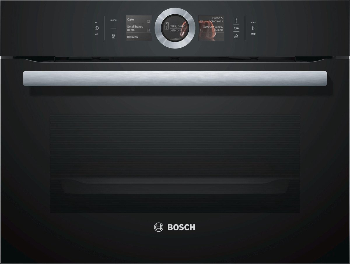Bosch Serie 8 CSG656RB7 oven Elektrische oven 47 l Zwart A+