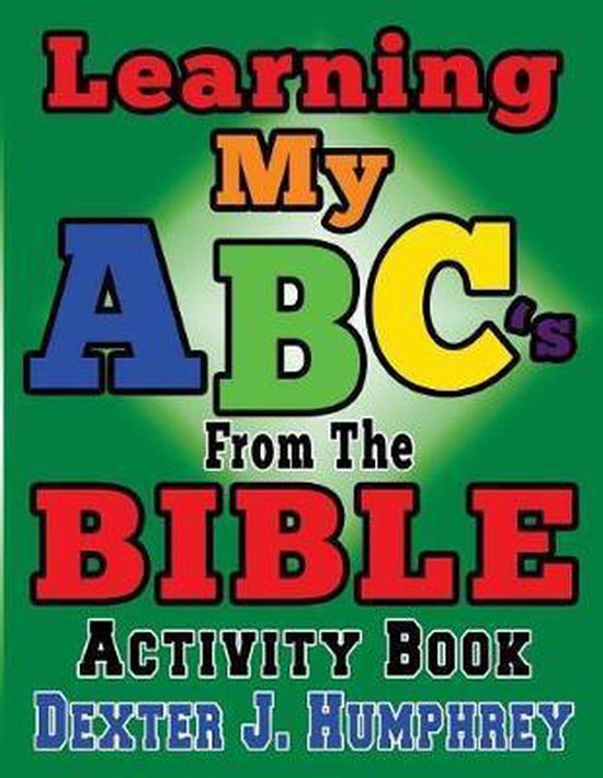 LEARNING MY ABC's FROM THE BIBLE ACTIVITY BOOK - cover