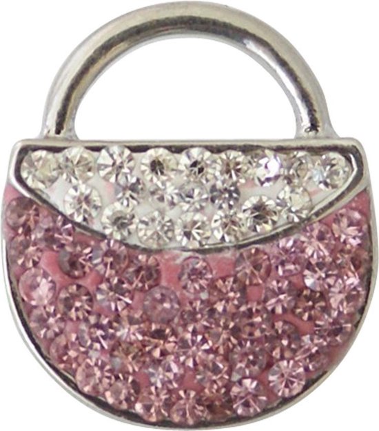 Andante Kristall CHUNK Druckknopf Rubin-Rot - Für Armbänder & Accessoires