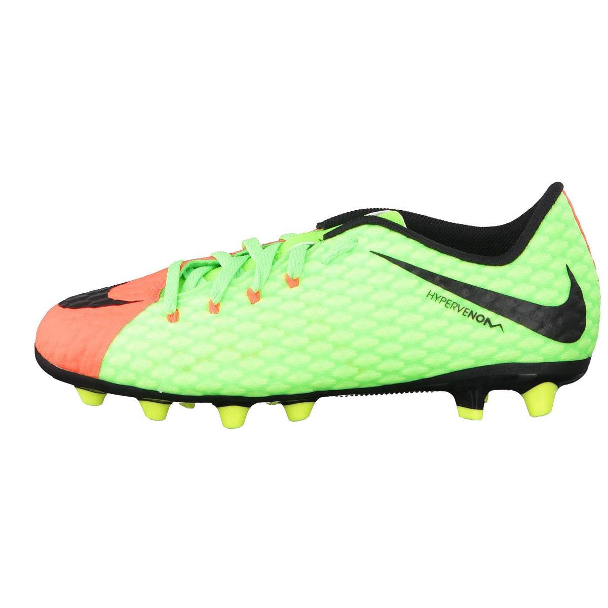 Nike Hypervenomx Phelon III Voetbalschoenen - Maat 33 - Unisex - lime  groen/oranje/zwart | bol.com