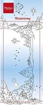 Marianne Design Stempel Border - Winter trees HT1610 7.5x18.5cm