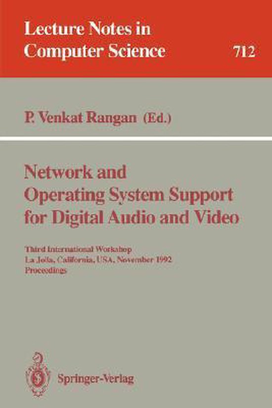 Network and Operating System Support for Digital Audio and V ... - cover