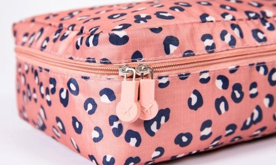 Travel 'Leopard' Toilettas Luipaard | Make Up Organizer/Travel Bag/Reistas | Fashion Favorite - Fashion Favorite
