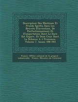 Description Des Machines Et Proc D S Sp Cifi S Dans Les Brevets D'Invention, de Perfectionnement Et D'Importation Dont La Dur E Est Expir E, Et Dans C
