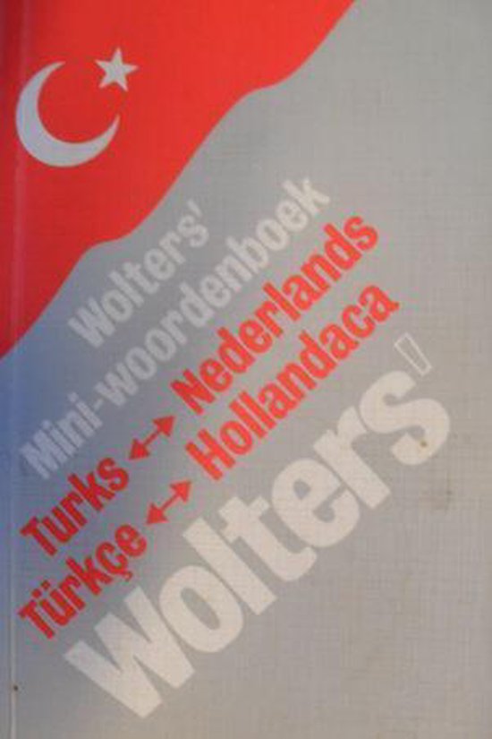 Wolters mini woordenboek turks (1e dr.) - cover