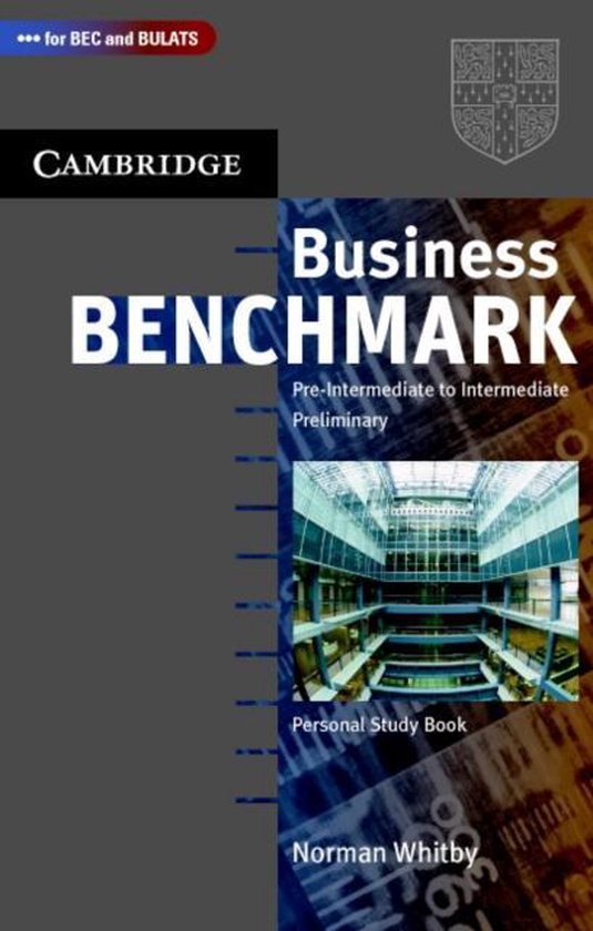 Business Benchmark Pre-Intermediate to Intermediate Personal ... - cover