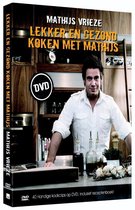 Lekker en gezond koken met Mathijs DVD + Boek Kookles inWoord en Beeld met Mathijs Vrieze Taal: Nederlands Nieuw!