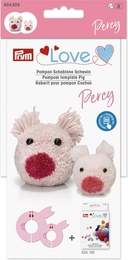 Prym Pompon sjabloon Varken Percy