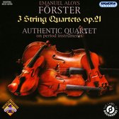 3 String Quartets Op 21