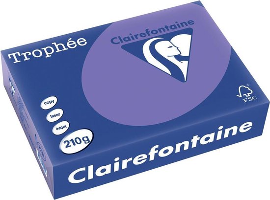 Clairefontaine Trophée Intens A4 violet 210 g 250 vel