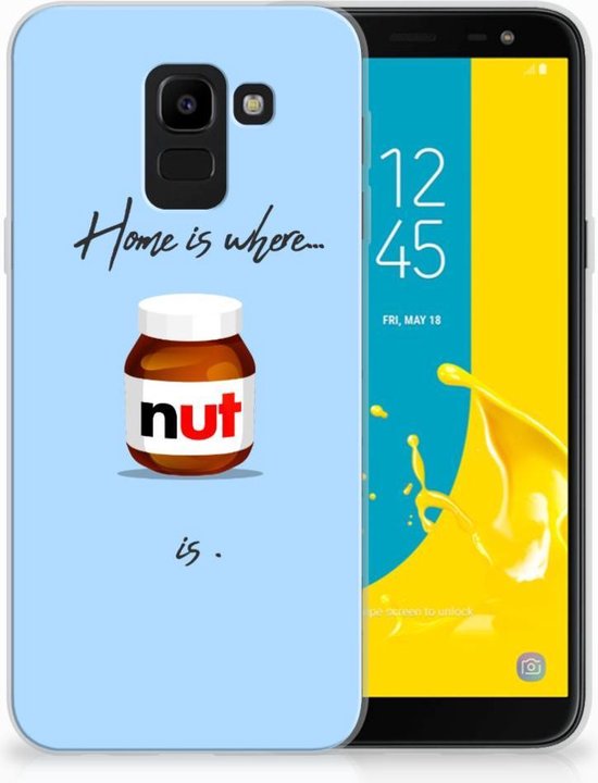 heet Scheur duidelijk Samsung Galaxy J6 2018 Uniek TPU Hoesje Nut Home | bol.com