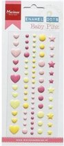 Marianne Design Decoration Enamel dots - Baby pink