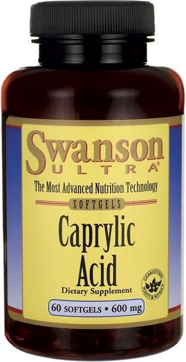 Swanson Health Ultra Caprylic Acid 600mg