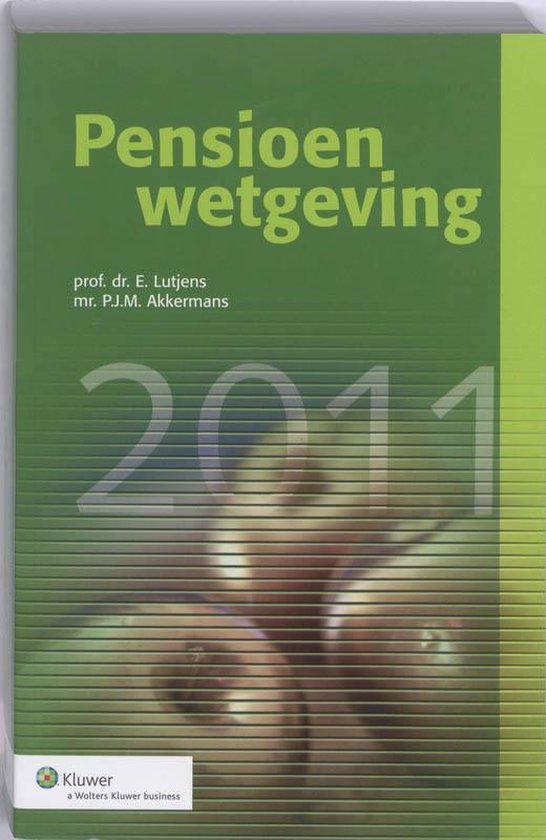 Cover van het boek 'Pensioenwetgeving / 2011 / druk 1' van  Nvt
