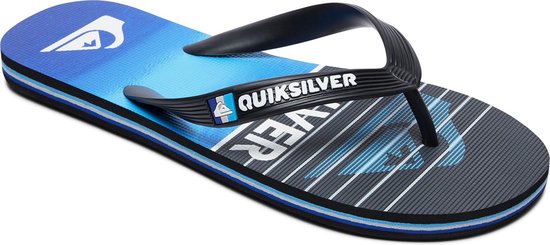 Quiksilver Slippers - Maat 38 Jongens - zwart/blauw/wit bol.com