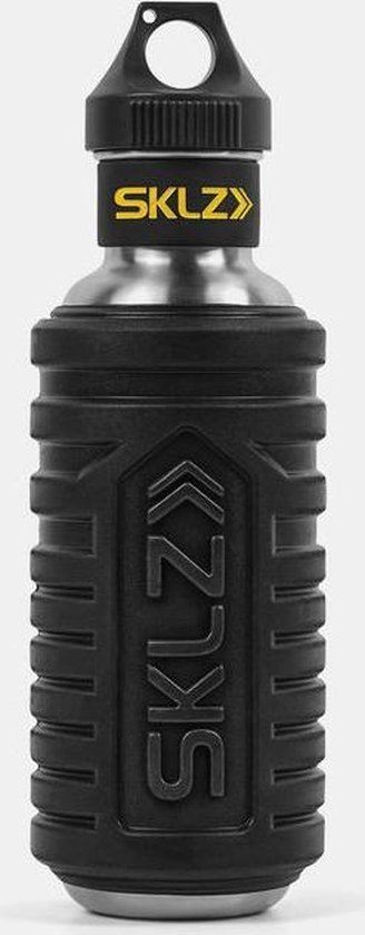 SKLZ Hydro-Roller – Faszienrolle Mit Integrierter Trinkflasche, Hochverdichteter Schaum, Schwarz