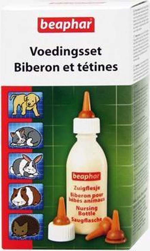 Biberon pour chatons et chiots 50 ml Milky Kerbl • Allaitement animaux