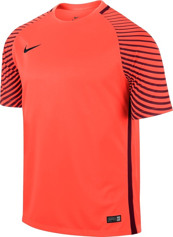 Nike Gardien Keepershirt Korte Mouw - Bright Crimson / Deep Garnet | Maat: M