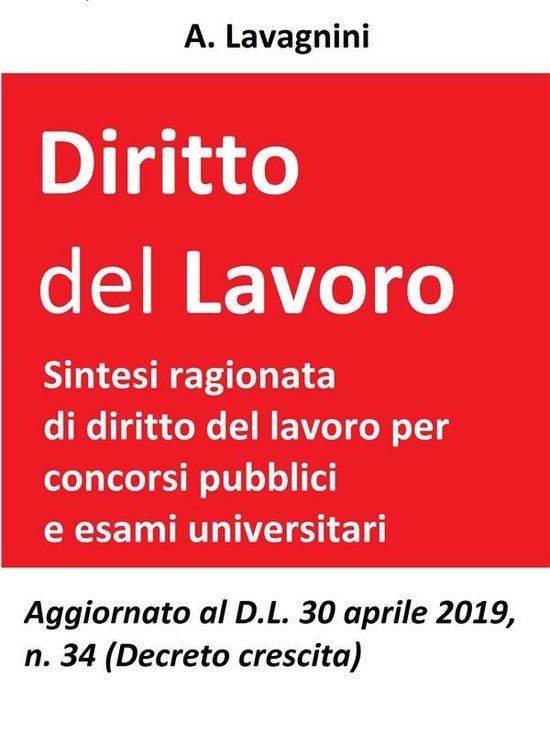 Diritto del lavoro - cover