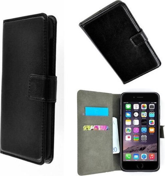 optocht nakoming Mammoet Apple iPhone 4 / 4S Wallet Bookcase hoesje Zwart | bol.com