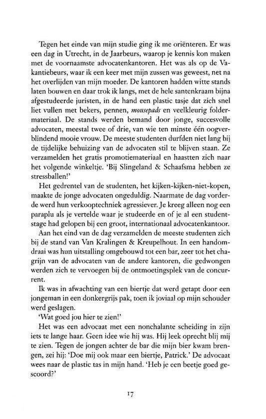 Een bladzijde uit een boek met tekst.