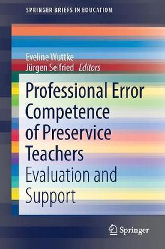 Professional Error Competence of Preservice Teachers - cover